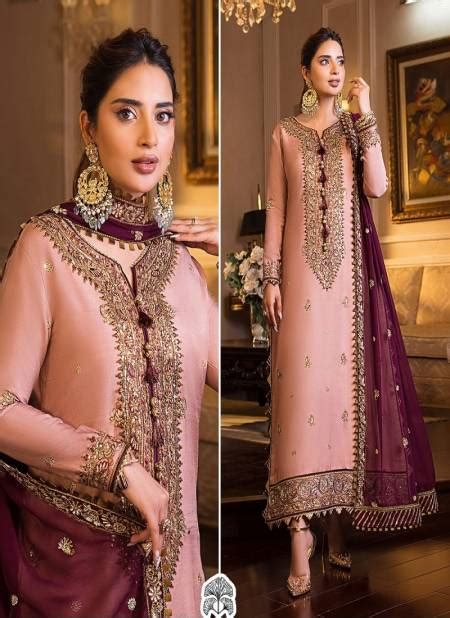 Zaha Haniya Vol 1 E To H Pakistani Suits Catalog The Ethnic World