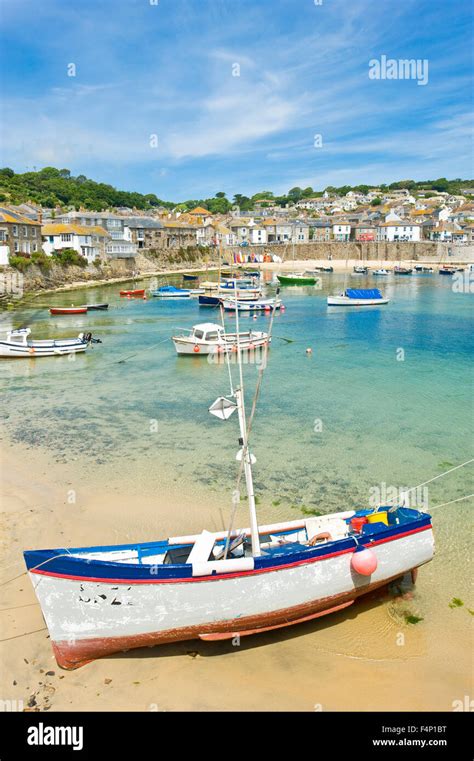 A View Of The Harbour In The Quaint And Picturesque Fishing Port And