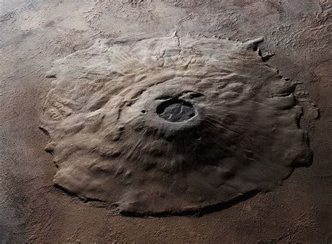 Monte Olimpo Um Enorme Vulcão Em Marte Outrora Uma Ilha