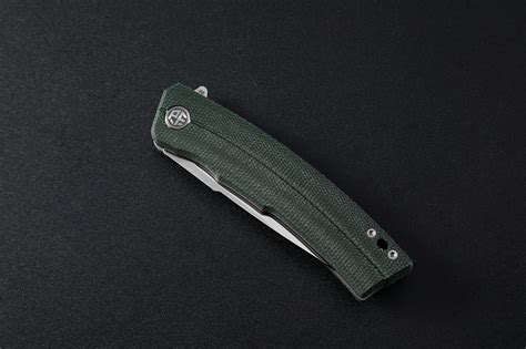 Petrified Fish PFP02 Magazine,3.66“ D2 Satin Blade，G10/Micarta/Carbon