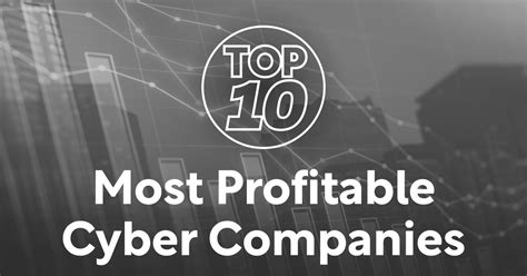 Top 10 Most Profitable Cybersecurity Companies Cyber Magazine