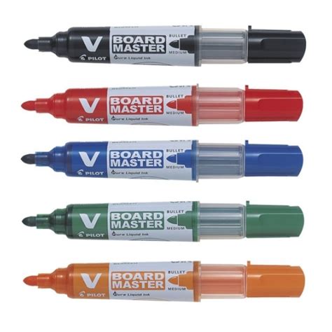 Marker Whiteboard 2mm Reincarcabil Varf Rotund V Board Master Pilot