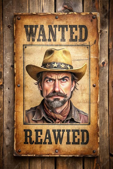 Premium Photo | Old Western Wanted Poster Old Vintage Western Wanted ...