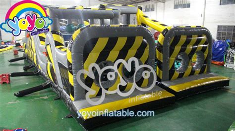 U Shaped Electric Inflatable Obstacle Course Game Yy Ob Yoyo