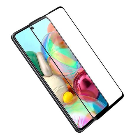 3x Picasee gehärtetes 3D Schutzglas mit Rahmen für Samsung Galaxy A71