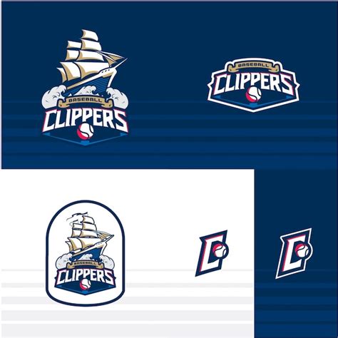 Premium Vector | CLIPPERS BASEBALL LOGO PACK