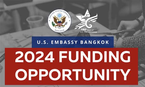 U S Embassy Bangkok Fy Notice Of Funding Opportunity U S Embassy