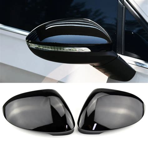 Cubiertas De Espejo Retrovisor Para Volkswagen Golf 8 MK8 Negro Brillo