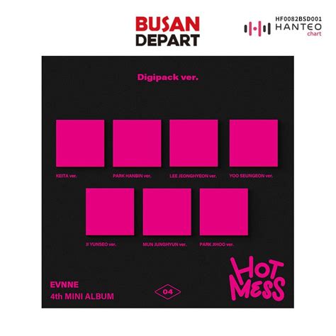 Evnne Th Mini Album Hot Mess Digipack Ver