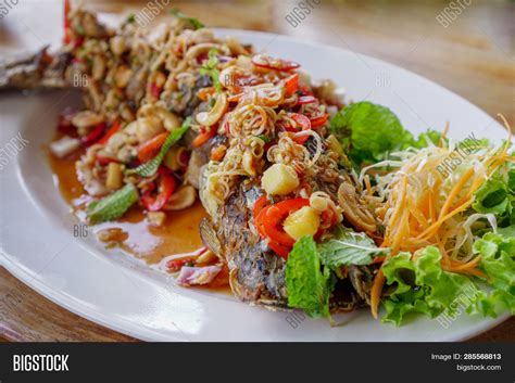 Thai Food,fried Fish Image & Photo (Free Trial) | Bigstock