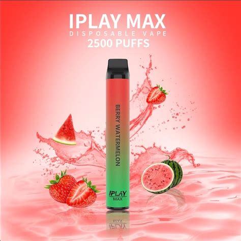 2023 Wholesale Vape Iplay Max 2500 Puffs Disposable Vape Custom