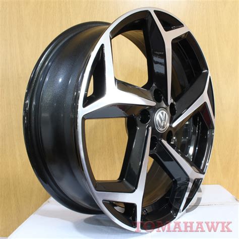 Rodas Vw 18 Polo R Line Para Jetta S23 Bd 5x112 Parcelamento Sem Juros