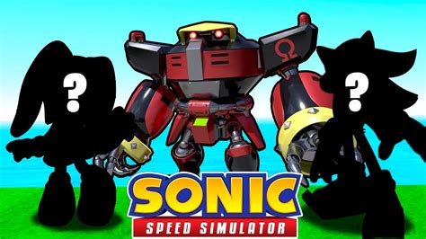 E Omega Confirmed New Characters Sonic Speed Simulator Youtube