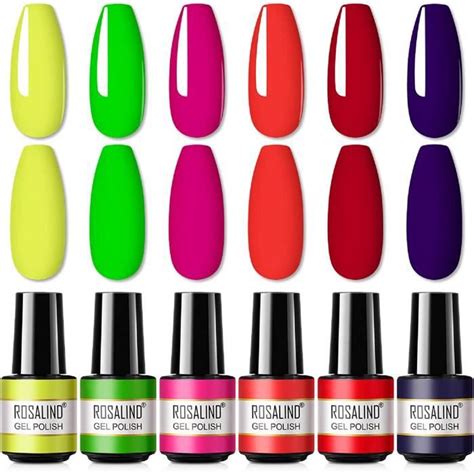 Rosalind Ml Vernis Ongles Gel Pcs S Rie De Couleurs N On Vernis Gel