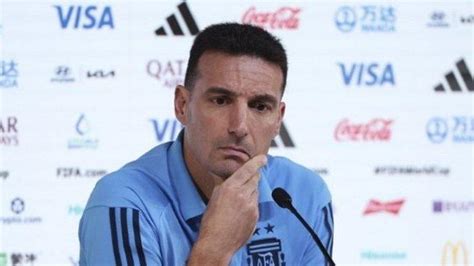 LIONEL Scaloni Isyaratkan Mundur Dari Jabatannya Timnas Argentina