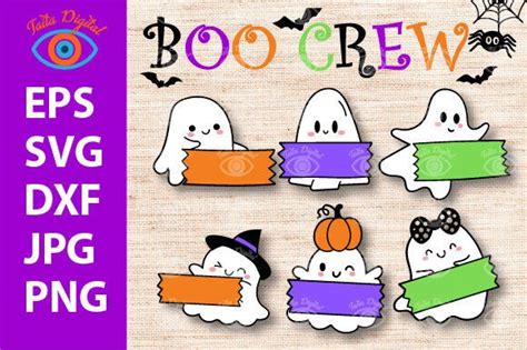 Boo Crew Bulletin Board Halloween Desig Graphic By Taita Digital