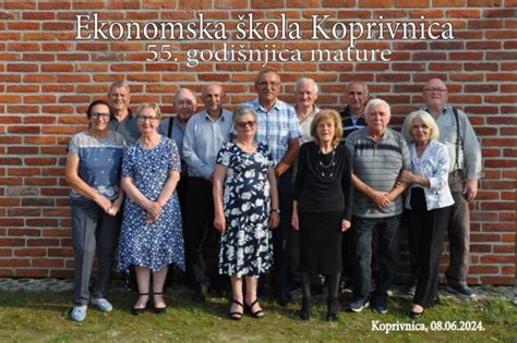 Maturanti nekadašnje ekonomske škole proslavili obljetnicu od mature Sjetili smo se i one