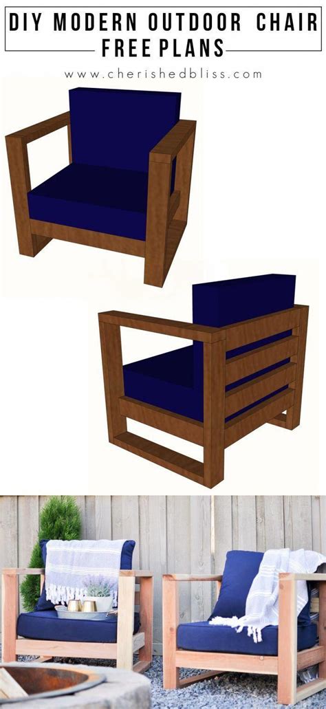 Diy Modern Outdoor Chair Free Plans Home