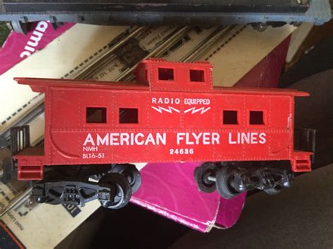 American Flyer Caboose Red Vintage Radio Equipped Logo Vintage Ebay