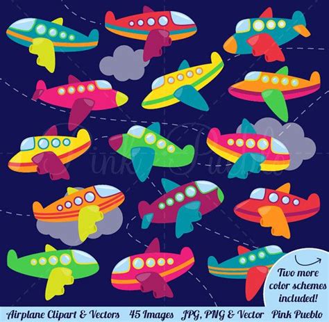 Airplane Clipart Clip Art Retro Airplanes And Transportation Clipart Clip Art Vectors