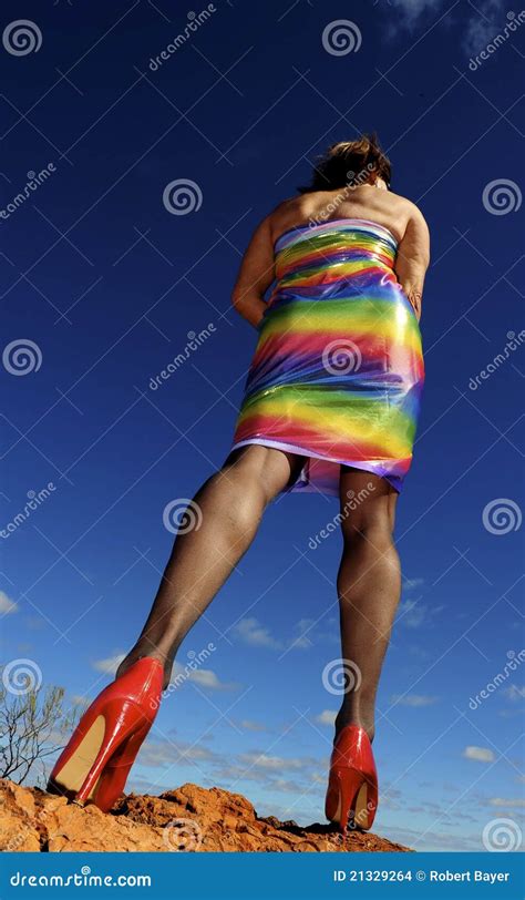 Mature Woman In Nature Stock Photo Image Of Outback