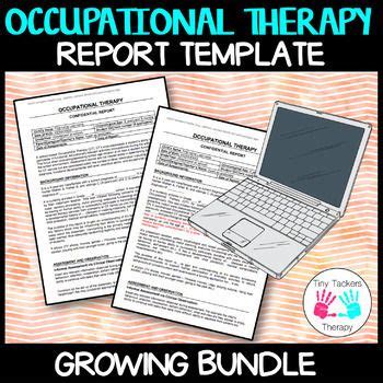 Occupational Therapy Editable Report Template BUNDLE