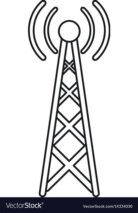 Radio Antenna Transmission Mast Communication Line