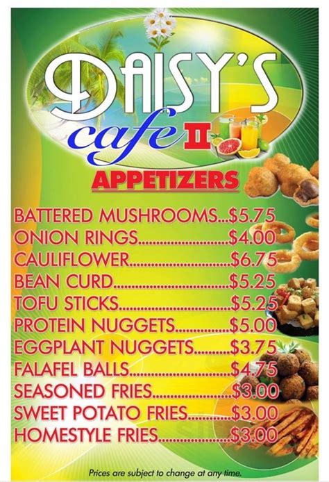 Daisys Cafe Ii Menu In Hazel Crest Illinois Usa