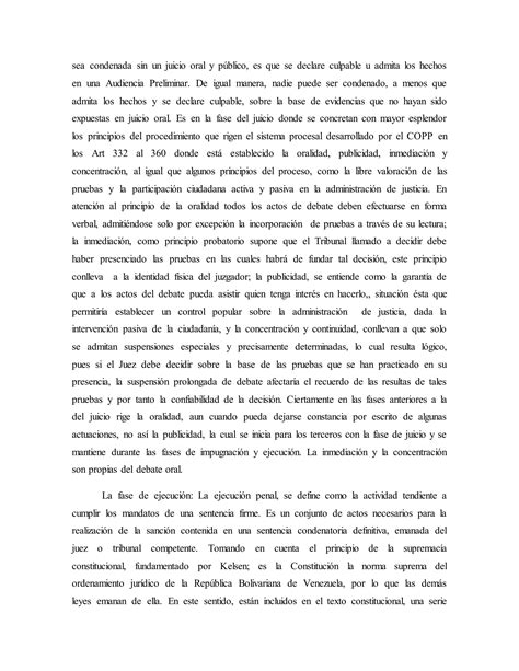 Ensayo De Las Fases Del Procedimiento Penal Ordinario PDF