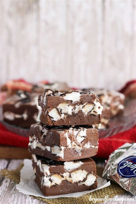 Dark Chocolate Peppermint Patty Fudge Beyond Frosting Fudge Recipes Peppermint Recipes