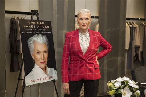 GIORGIO ARMANI Hosted Maye Musk Book Signing “A WOMAN MAKES A PLAN” Feb ...