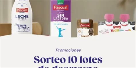 Sorteo De Familias Pascual De 10 Lotes De Desayuno Monichollos