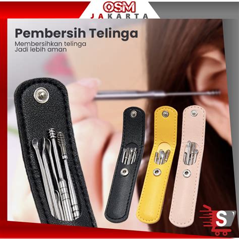 Jual OSM JKT 5871 Set Paket Pembersih Kotoran Telinga Stainless Steel