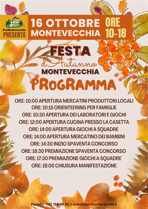 Festa D Autunno Di Montevecchia Promontevecchia