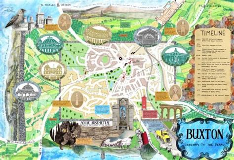 Town team releases illustrated map of Buxton