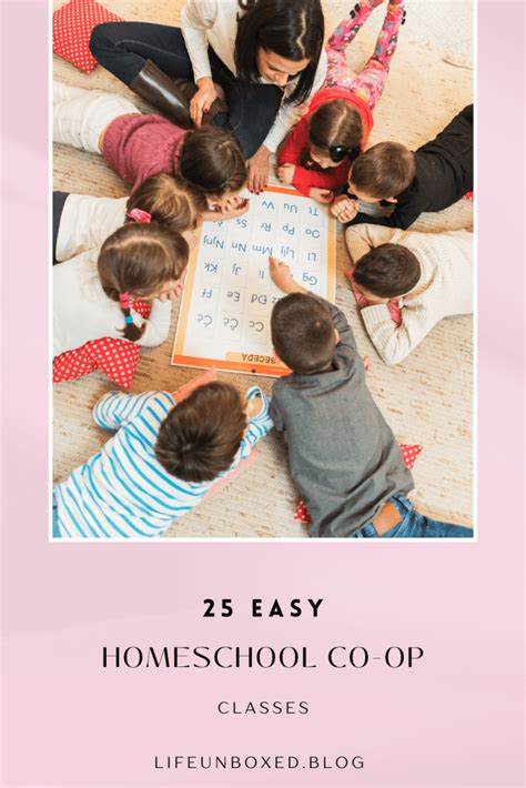 25 Easy Homeschool Co-op Class Ideas | Life Unboxed