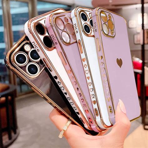 L FADNUT Compatible With IPhone 13 Pro Case For Women Girls Cute Bling