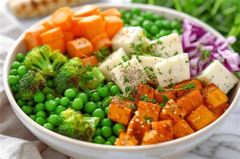 Buddha Bowl Recipe Premium Ai Generated Image