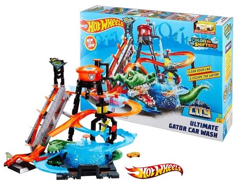 Hot Wheels Zestaw Mega Myjnia Atak Krokodyla Ftb Oficjalne Archiwum Allegro