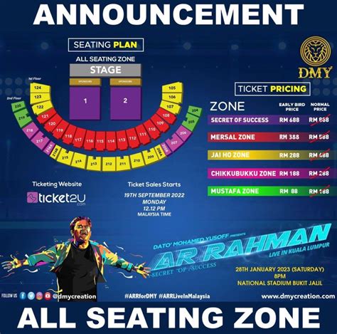 AR Rahman Concert Live In Malaysia, Tickets & Vouchers, Event Tickets ...