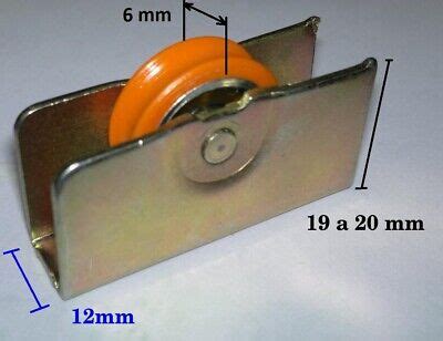 Ruedas De Ventanas Para Correderas Repuestos Aluminio Rodamientos