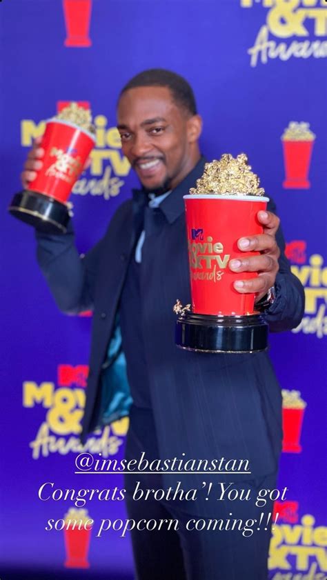 Pin By Drea ♡ On Beautiful Human Beings Anthony Mackie Mtv Awards