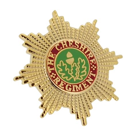 Cheshire Regiment Regimental British Uk Army Lapel Pin Badge