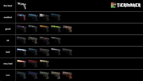 CSGO Glock Skins Tier List Community Rankings TierMaker