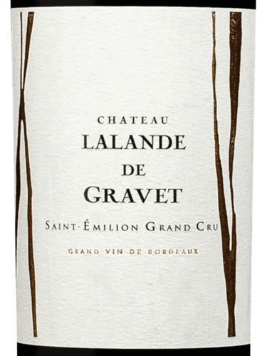 2018 Château Lalande de Gravet Saint Émilion Grand Cru Vivino Illinois