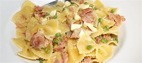 Rezept Farfalle Mit Erbsen Schinken Und Mozzarella Rollis Rezepte