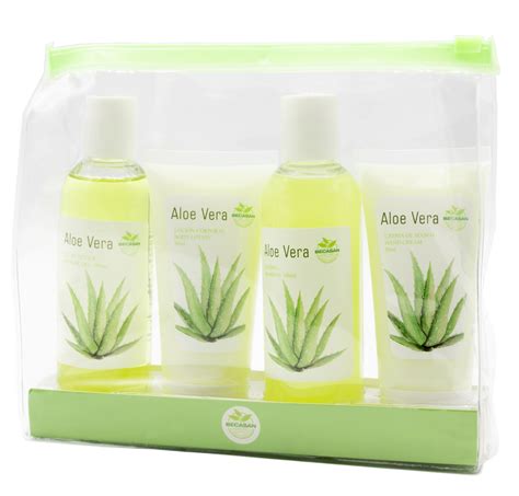 Set De Ba O Y Viaje Aloe Vera Becasan Nature Bcs Bodycare