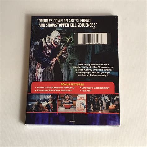 Terrifier 2 Collectors Edition Blu Ray W Slipcover 2022 Brand New