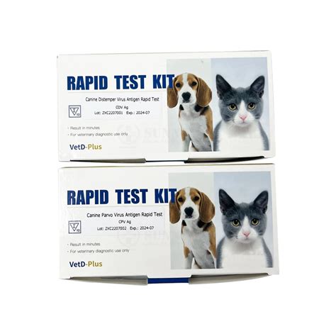 Sy-vgold Veterinary Rapid Test Cat Pregnant Test Kit Feline Rapid Blood ...