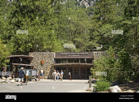 CALIFORNIA - The Yosemite National Park Visitor Center in Yosemite ...